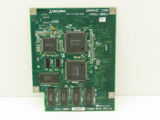 Okuma 1911-2861-0236049 PLC Graphic Card Circuit Board Module