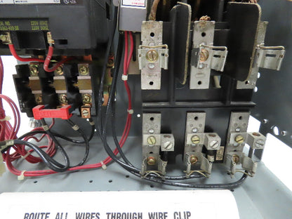 Square D 8998 MCC Bucket Motor Starter 25Hp Size 2 Fused Disconnect 3 Pole 600V