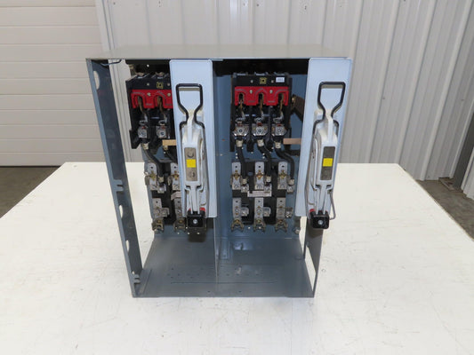 Square D 8998 MCC Bucket Dual Feeder 17" Fused Disconnect 30/60Amp 3 Pole 600V