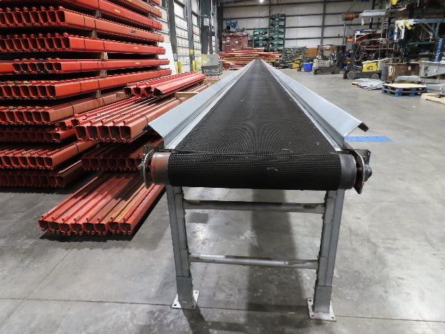 Automotion 30"x 115' Slider Bed Conveyor 24" Belt 230/460V Center Drive 67 FPM