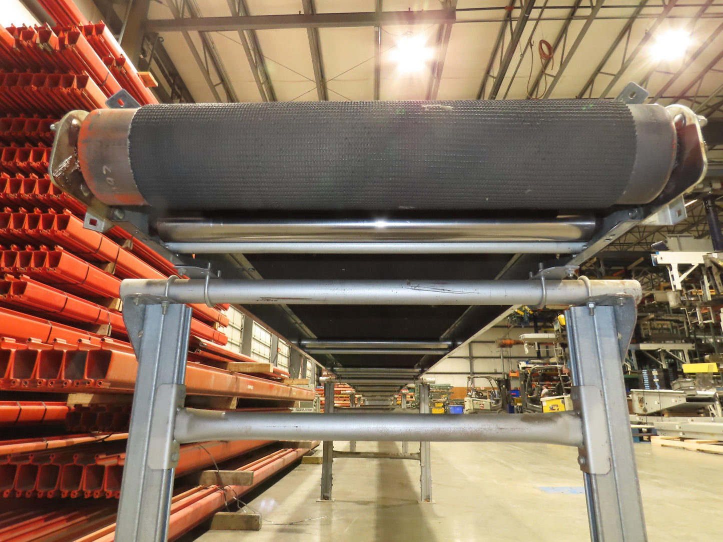 Automotion 30"x 115' Slider Bed Conveyor 24" Belt 230/460V Center Drive 67 FPM