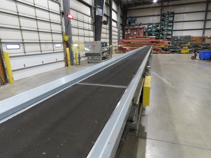 Automotion 30"x 115' Slider Bed Conveyor 24" Belt 230/460V Center Drive 67 FPM