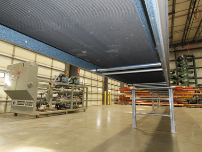 Automotion 30"x 115' Slider Bed Conveyor 24" Belt 230/460V Center Drive 67 FPM