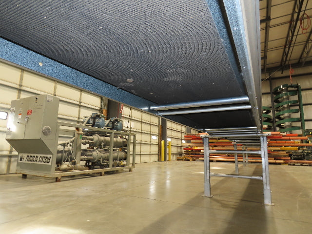 Automotion 30"x 115' Slider Bed Conveyor 24" Belt 230/460V Center Drive 67 FPM