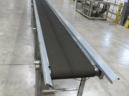 Automotion 30"x 115' Slider Bed Conveyor 24" Belt 230/460V Center Drive 67 FPM