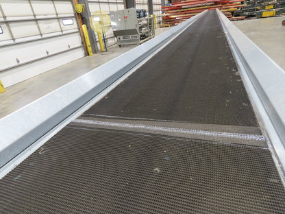 Automotion 30"x 115' Slider Bed Conveyor 24" Belt 230/460V Center Drive 67 FPM