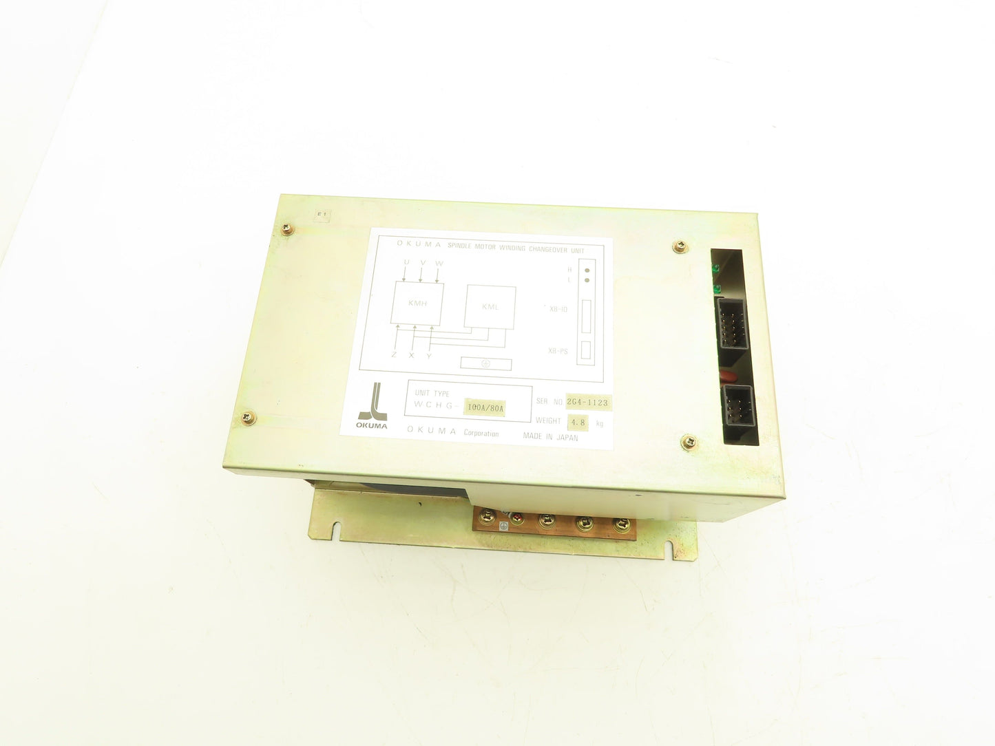 Okuma WCHG-100A/80A Spindle Motor Winding Changeover Unit 120V Coil