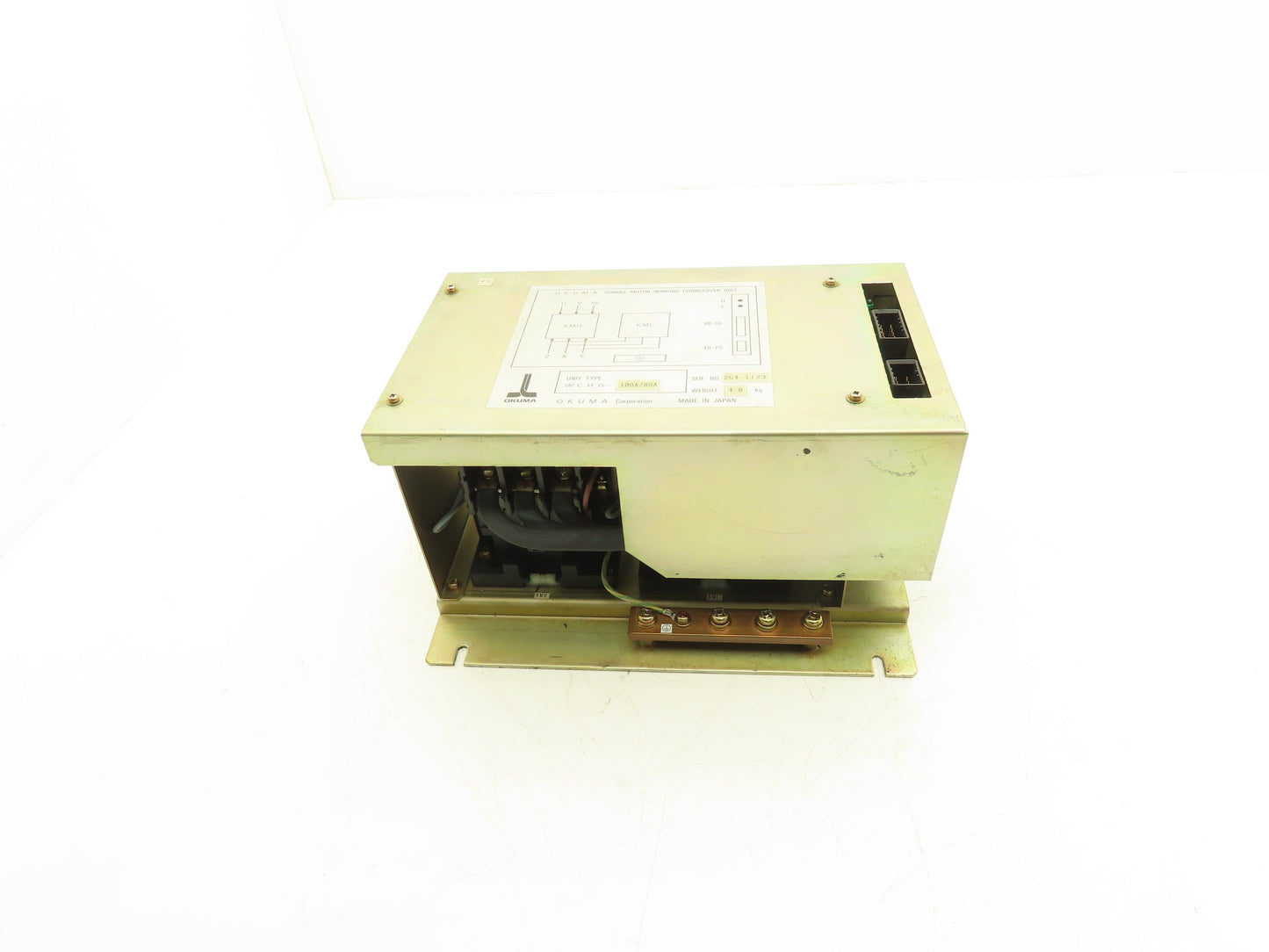 Okuma WCHG-100A/80A Spindle Motor Winding Changeover Unit 120V Coil