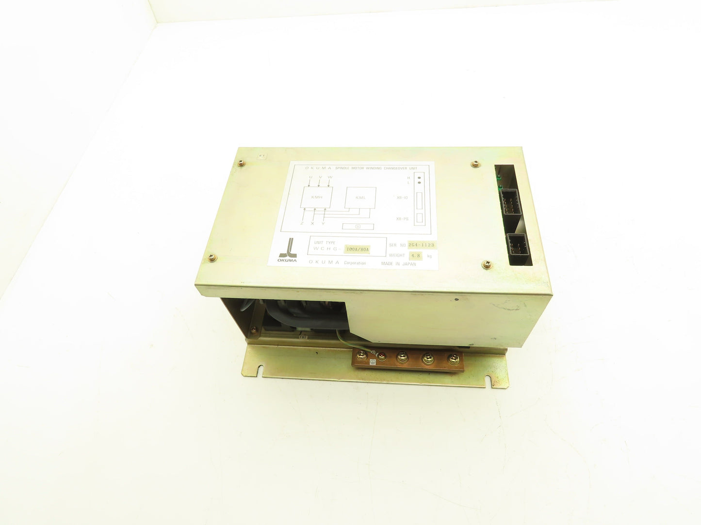 Okuma WCHG-100A/80A Spindle Motor Winding Changeover Unit 120V Coil