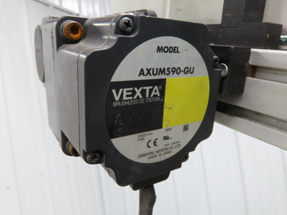 Incline Belt Conveyor Parts Feed Chute 16"x 60"L 115V Variable Speed Drive