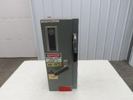 Allen Bradley 512 Combination Motor Starter 30A Disconnect 600V 3Ph Empty