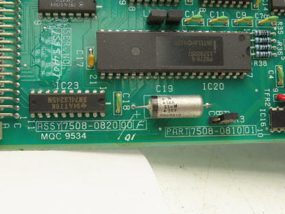 PressTech 7602-1790 Chassis Backplane Front Panel Driver Motrol Utility Boards