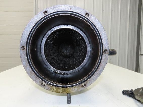 Hydraulic Basket Strainer #2 Bag Filter 7x30" 1" NPT Steel Housing Bracket Mount