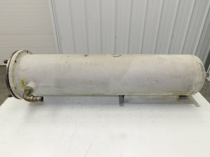 Hydraulic Basket Strainer #2 Bag Filter 7x30" 1" NPT Steel Housing Bracket Mount