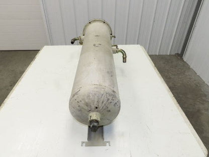 Hydraulic Basket Strainer #2 Bag Filter 7x30" 1" NPT Steel Housing Bracket Mount