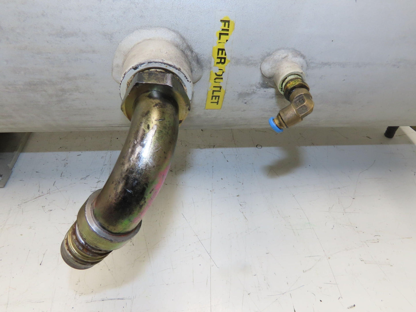 Hydraulic Basket Strainer #2 Bag Filter 7x30" 1" NPT Steel Housing Bracket Mount