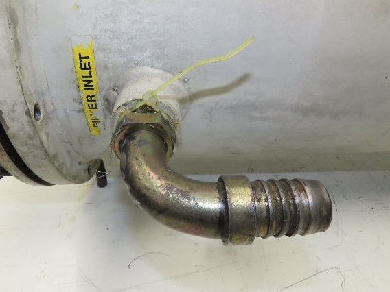 Hydraulic Basket Strainer #2 Bag Filter 7x30" 1" NPT Steel Housing Bracket Mount