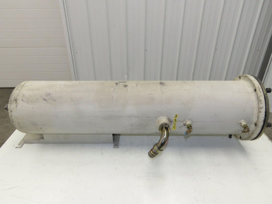 Hydraulic Basket Strainer #2 Bag Filter 7x30" 1" NPT Steel Housing Bracket Mount