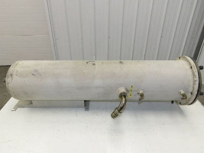 Hydraulic Basket Strainer #2 Bag Filter 7x30" 1" NPT Steel Housing Bracket Mount