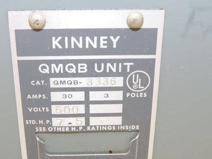 Federal Pacific QMQB-3336 Fusible Panelboard Disconnect Switch Twin 30A 600V 3W