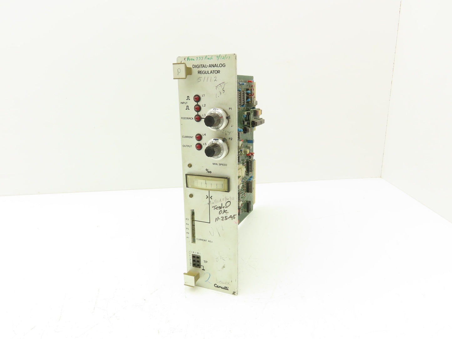 Cerutti 28834 Digital Analog Manual Regulator