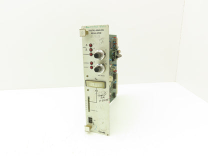 Cerutti 28834 Digital Analog Manual Regulator