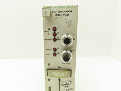 Cerutti 28834 Digital Analog Manual Regulator