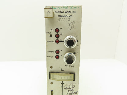 Cerutti 28834 Digital Analog Manual Regulator