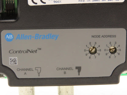 Allen Bradley 20-COMM-C ControlNet Adapter Firmware Ver 1.003