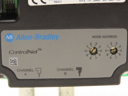 Allen Bradley 20-COMM-C ControlNet Adapter Firmware Ver 1.003