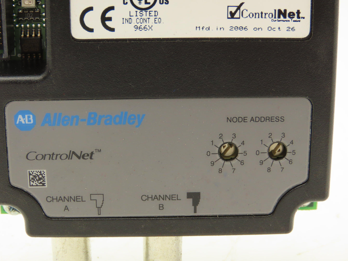 Allen Bradley 20-COMM-C ControlNet Adapter Firmware Ver 2.005