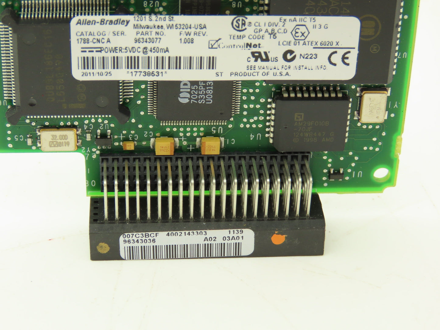 Allen Bradley 1788-CNC A FlexLogic Communication Module Firmware 1.008