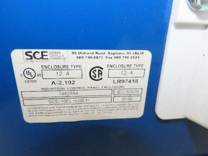Saginaw SCE-16EL1608LP Electrical Enclosure 16x16x8" Wall Mount Junction Box