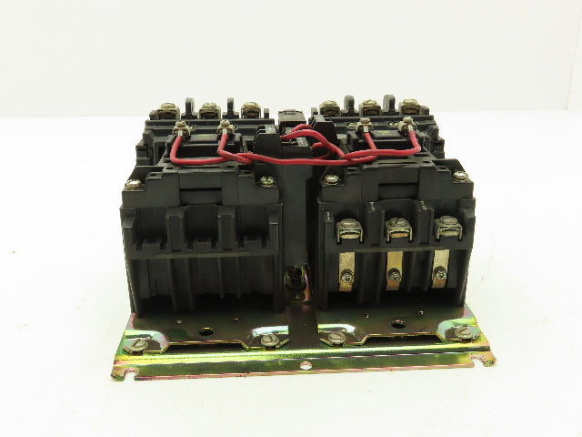 Allen Bradley 505-BOB-23 Size 1 Reversing Motor Starter Contactor 10Hp 480V Coil