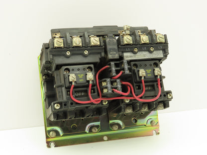 Allen Bradley 505-BOB-23 Size 1 Reversing Motor Starter Contactor 10Hp 480V Coil