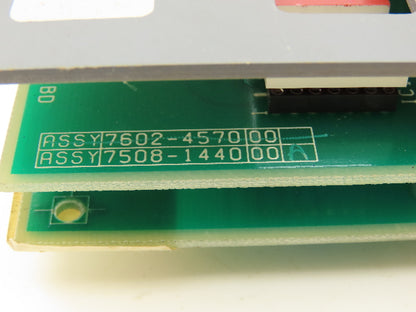 PressTech 7602-2160 | 7508-1440 | 7508-1450 Control Panel Rev D