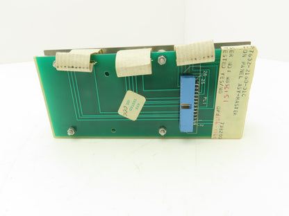 PressTech 7602-2160 | 7508-1440 | 7508-1450 Control Panel Rev D