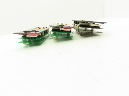 PressTech Controls 7602-9970-00D 7602-996D Control Display Panel Lot of 3