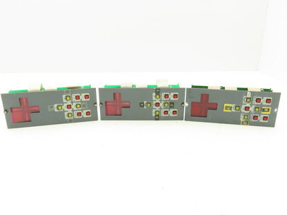 PressTech Controls 7602-9970-00D 7602-996D Control Display Panel Lot of 3