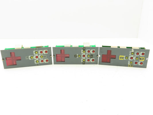 PressTech Controls 7602-9970-00D 7602-996D Control Display Panel Lot of 3