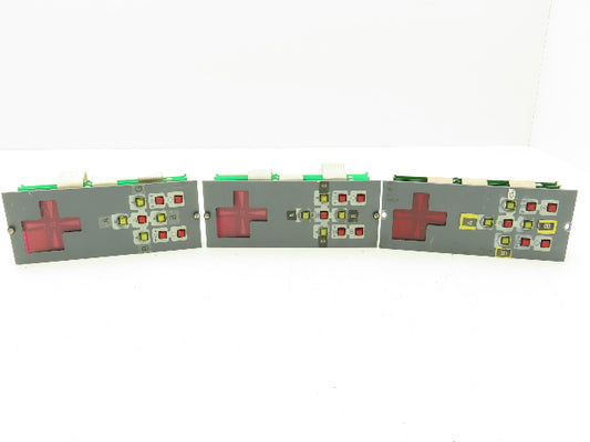 PressTech Controls 7602-9970-00D 7602-996D Control Display Panel Lot of 3