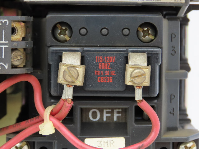 Allen Bradley 505-AOD-7 Sz 0 Reversing Starter 120V Coil w/Overload 40186-801-01