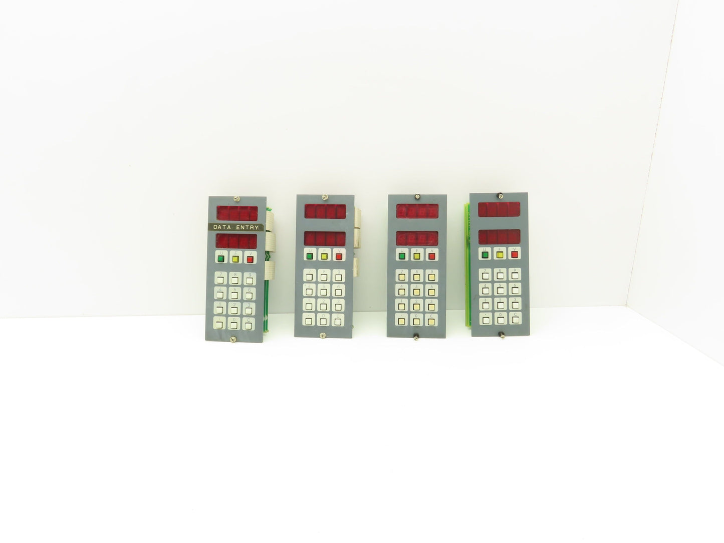 PressTech Controls 7508-1330 7508-1320 Control Display Panel Lot of 4