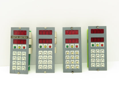 PressTech Controls 7508-1330 7508-1320 Control Display Panel Lot of 4