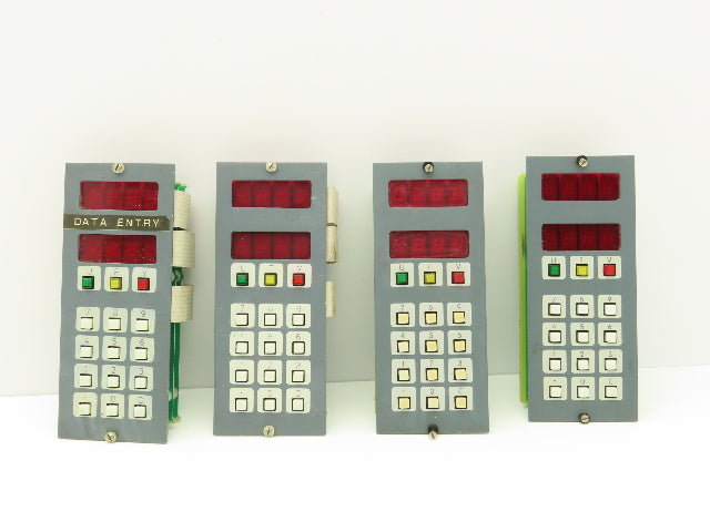PressTech Controls 7508-1330 7508-1320 Control Display Panel Lot of 4