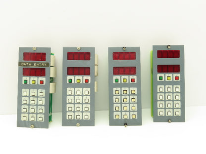 PressTech Controls 7508-1330 7508-1320 Control Display Panel Lot of 4