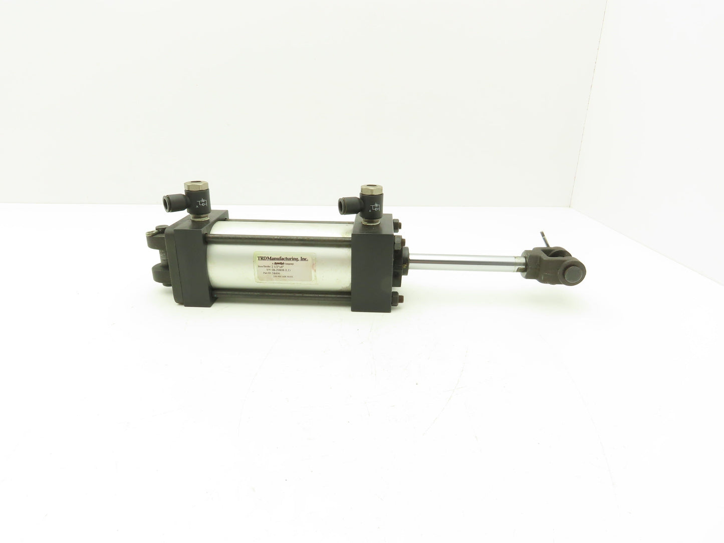 TRD Bimba 58496 Pneumatic Air Cylinder 2.5" Bore 4" Stroke Clevis Mount