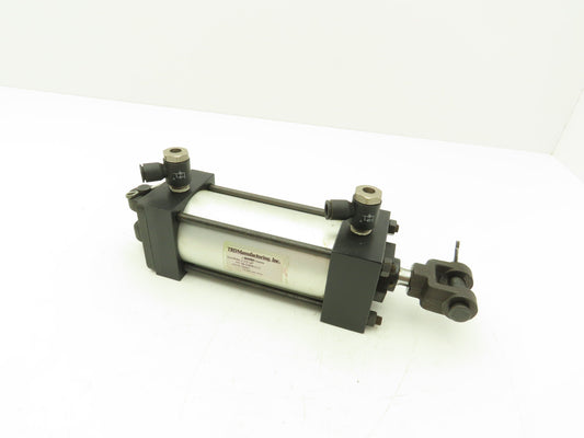 TRD Bimba 58496 Pneumatic Air Cylinder 2.5" Bore 4" Stroke Clevis Mount