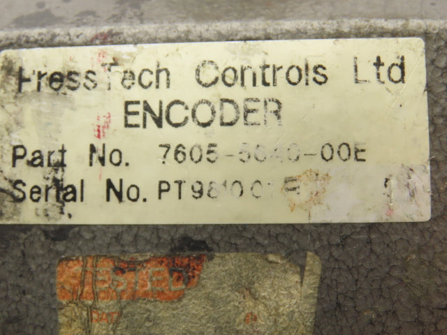 PressTech 7605-5640-00E Encoder Controls Module Gravure Printing Ratio 1:1