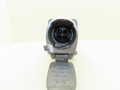 Appleton CESD-6034 Explosion-Proof Locking Receptacle 30/60A 240/480V 3PH 3W 4P